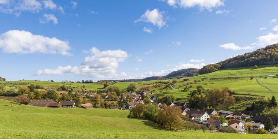 Hemmiken liegt nördlich des Wischbergs am Hemmikerbach in einem Seitental des Ergolztals.