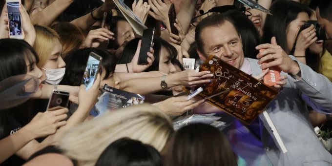 Simon Pegg bei der Promotion für «Star Trek Beyond». (Archivbild) Simon Pegg