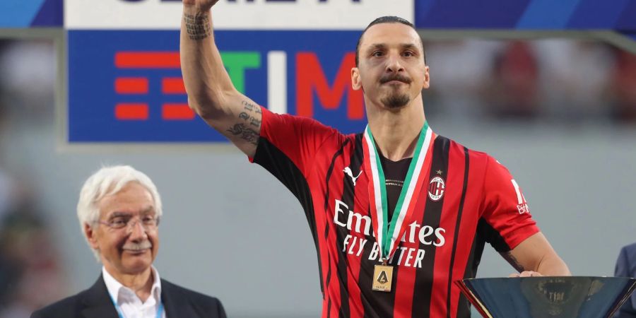 Ibrahimovic wurde vom AC Mailand verabschiedet.