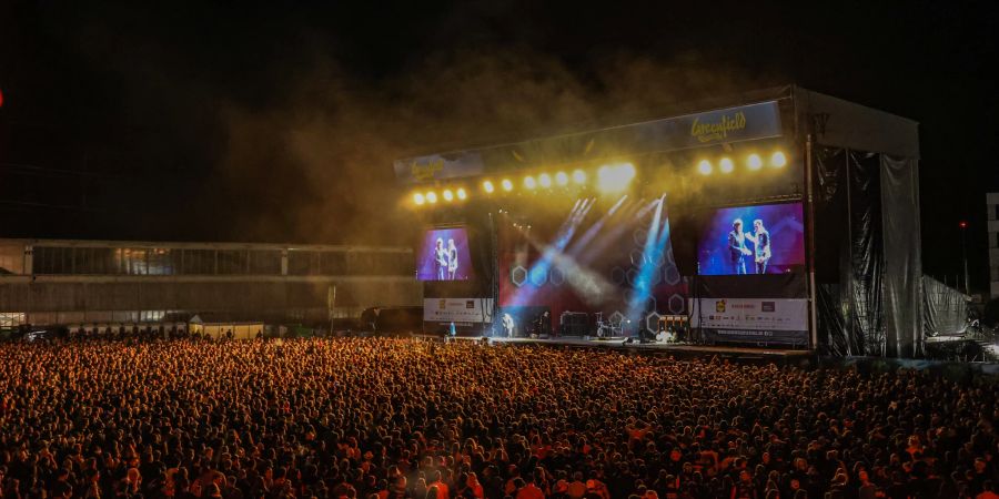 Das Konzert der Ärzte am Eröffnungsabend.