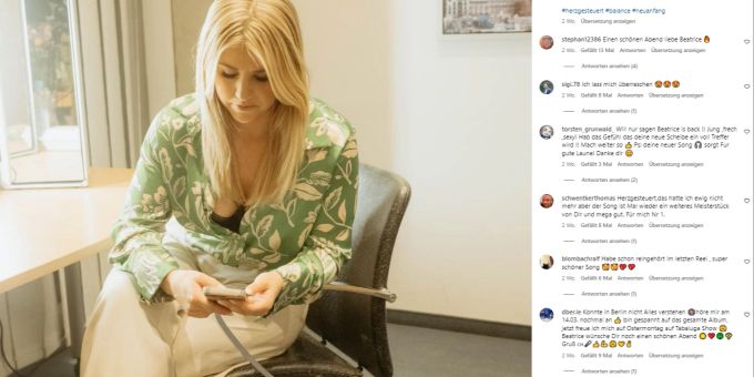Beatrice Egli ist eine erfolgreiche Sängerin. Beatrice Egli