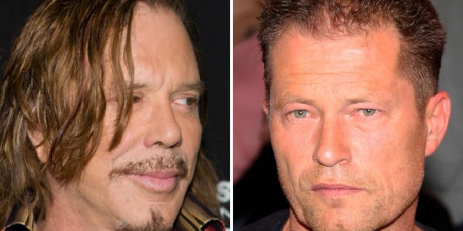 Mickey Rourke (l.) möchte Til Schweiger beistehen.