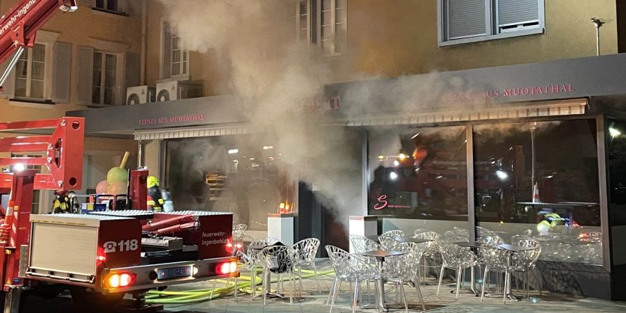 Brand Brunnen SZ