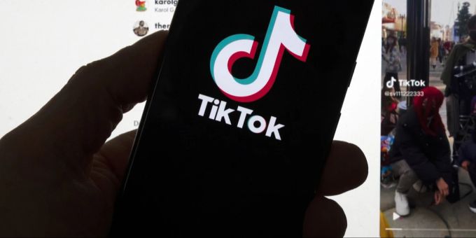 Das Logo von Tiktok. tiktok ki chatbot tako
