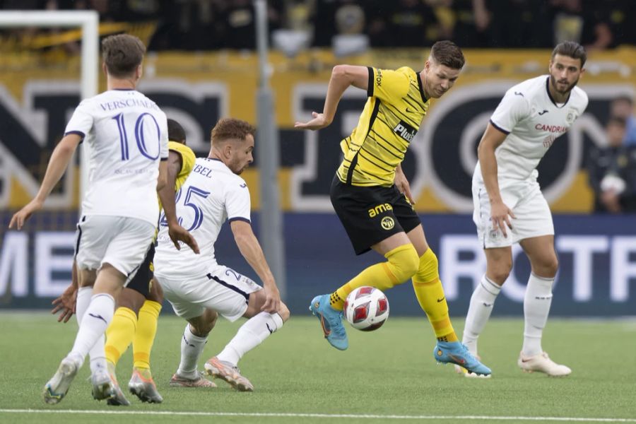 YB scheiterte im Conference-League-Playoff hauchzart an Anderlecht – sammelte bis dahin aber immerhin fünf Punkte.