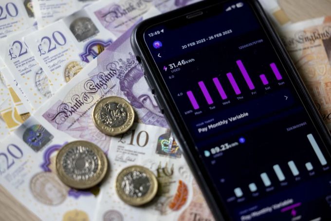 Die Gas- und Strompreise bereiten den Briten weiterhin Sorgen. England