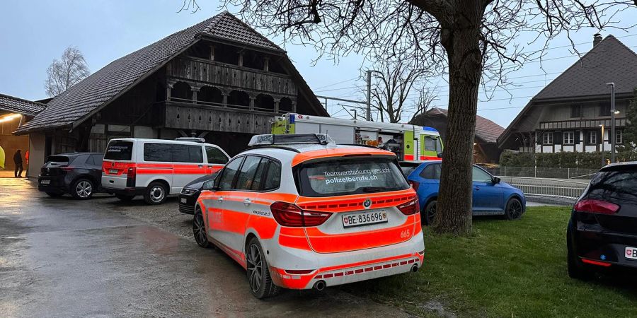 Auch in Büren zum Hof BE entgleiste ein Zug.