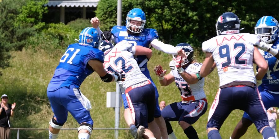 Calanda Broncos sichern sich den Sieg. (Archivbild)