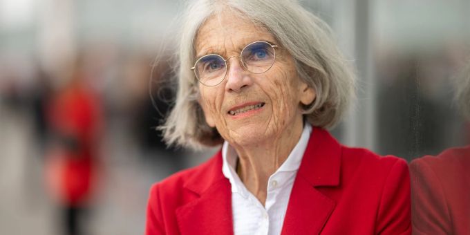 Donna Leon auf der Frankfurter Buchmesse. Donna Leon auf der Frankfurter Buchmesse.