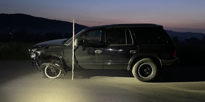 Beim Unfall wurde niemand verletzt. Unfall in Herdern