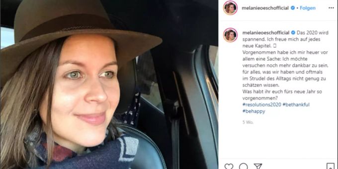 Melanie Oesch wurde im März Mutter. Melanie Oesch