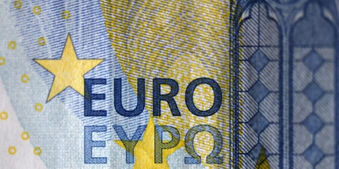 Beschriftung auf Euro-Geldschein Beschriftung auf Euro-Geldschein