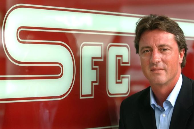 Marco Schällibaum 2003 als Trainer beim Servette FC. Servette FC Schällibaum