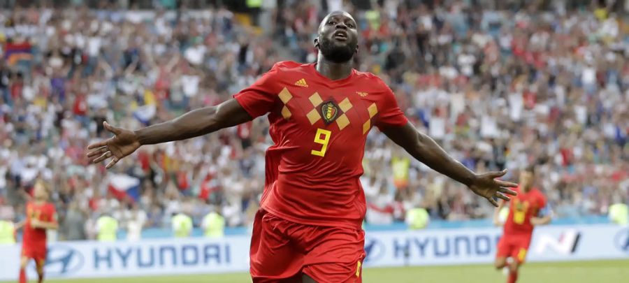 Lässt Xhaka im FIFA-Duell hinter sich: Belgiens Stürmer Romelu Lukaku.