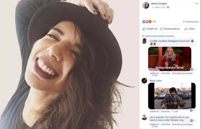 Jenny Curpen hat hinter Gittern Peter Madsen geheiratet. Madsen