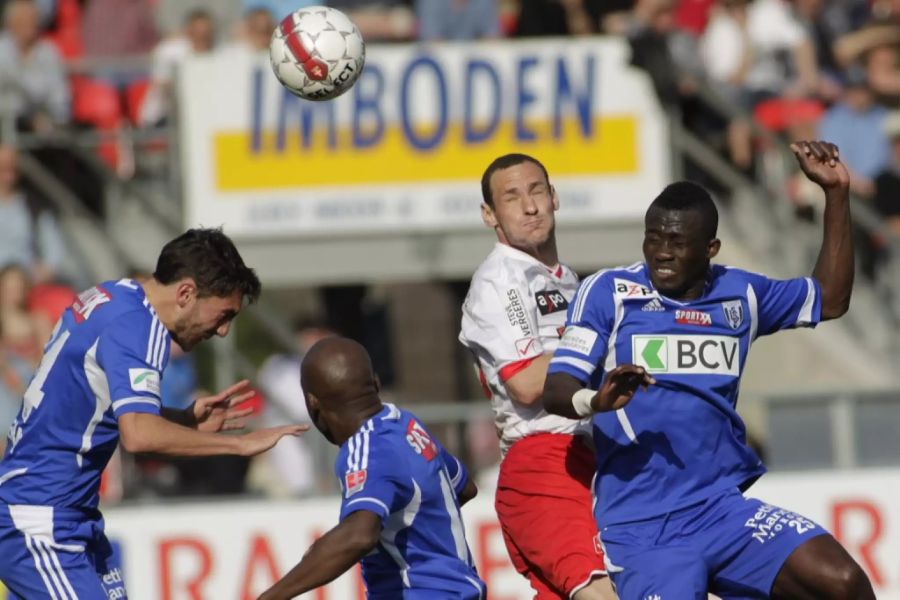 Sékou Sanogo wechselte 2011 zum FC Thun und wurde später an Lausanne-Sport verliehen.