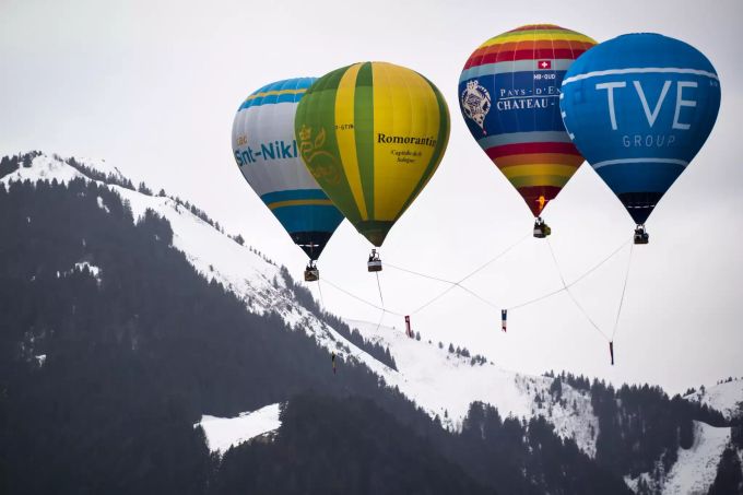 Die 43. Ausgabe wurde am Samstag in dem Waadtländer Städtchen eröffnet. FESTIVAL INTERNATIONAL DE BALLONS