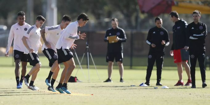 Die Spieler von Inter Miami bereiten sich auf die Meisterschaft vor. (Archivbild) Inter Miami