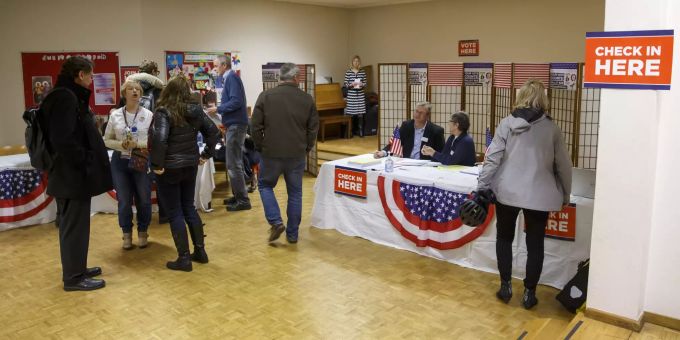 Auch in der Schweiz wurde am Super Tuesday abgestimmt, so wie etwa hier in Genf. Super Tuesday