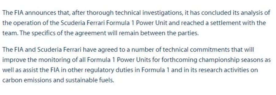 Formel 1 FIA Ferrari