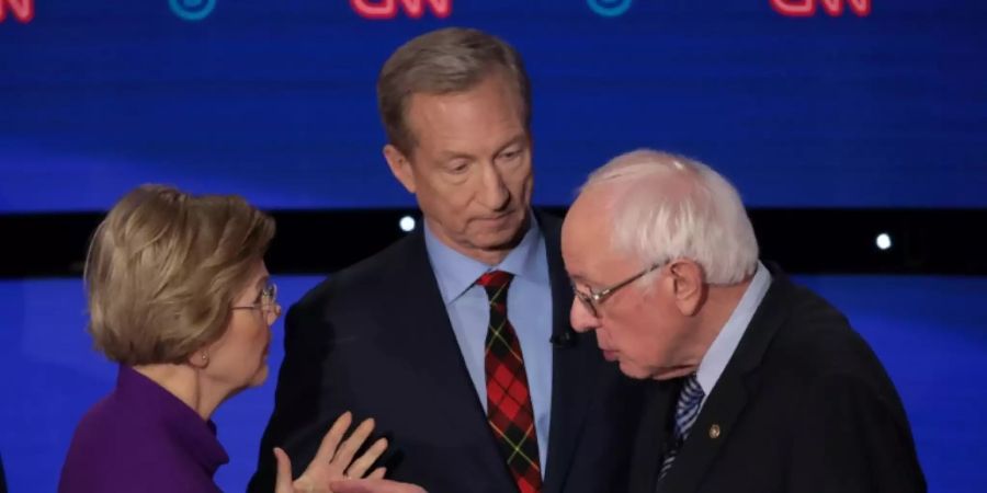 Warren (l.) und Sanders (r.)