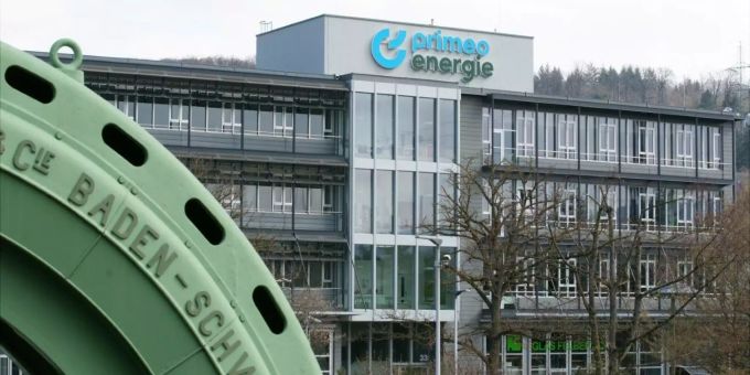 Der Hauptsitz der Primeo-Energie-Werke in Münchenstein BL. Primeo