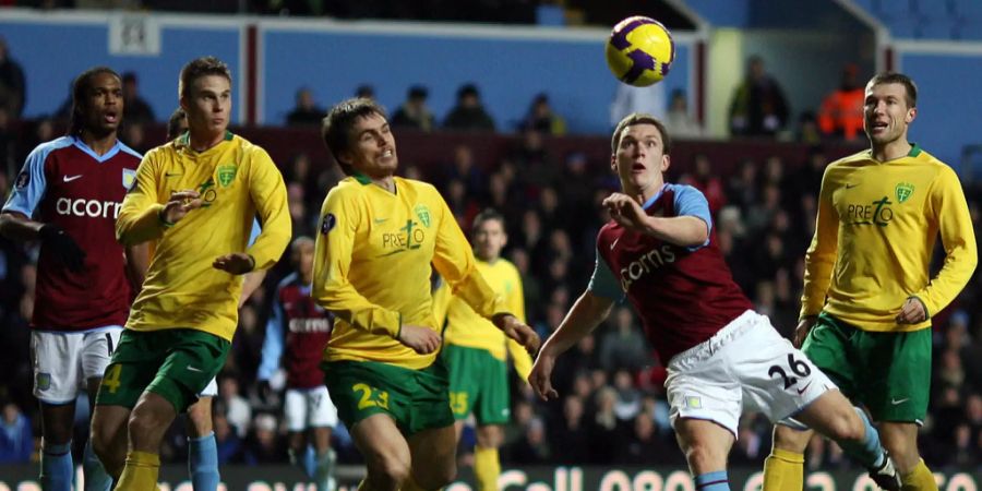 Das slowakische Team MSK Zilina traf 2008 im Uefa Cup auf Aston Villa.