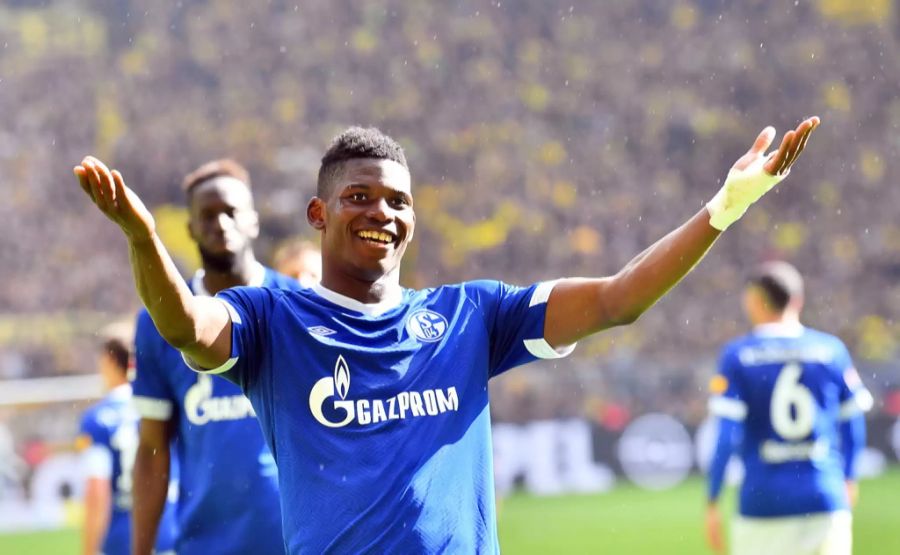 Breel Embolo spielte von 2016 bis 2019 für Schalke 04 in der Bundesliga.