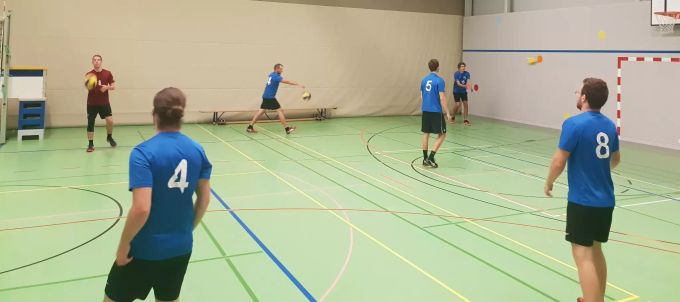 Die Herren 2 des VBC Dottikon beim Cupspiel. VBC Dottikon