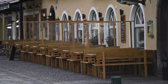 Lockdown in Berchtesgaden, in Bayern. Wegen dem Coronavirus wird auch in der Schweiz ein zweiter Lockdown eher wahrscheinlicher. berchtesgaden