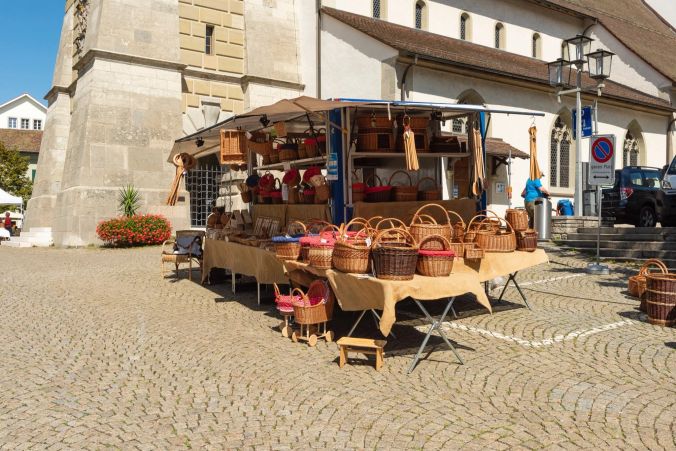 Das Handwerk des Korbers ist etwas in Vergessenheit geraten.