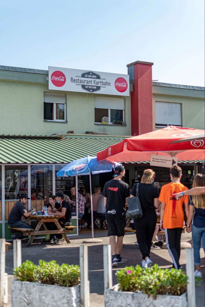 Das Restaurant Kart-Bahn in Wohlen.
