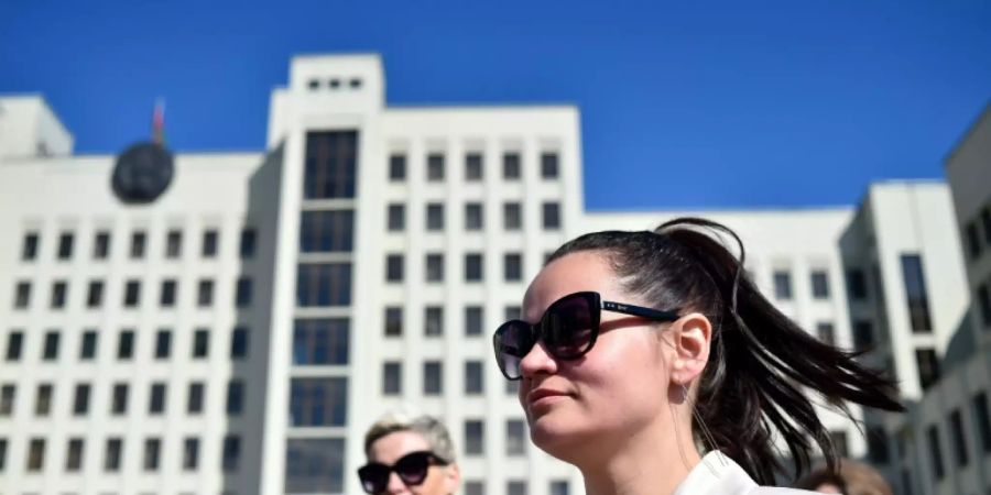 Die belarussische Oppositionelle Swetlana Tichanowskaja