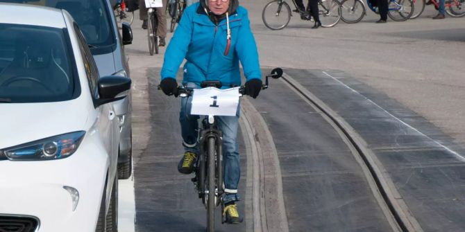 Das velofreundliche Gleis geht in die nächste Testphase