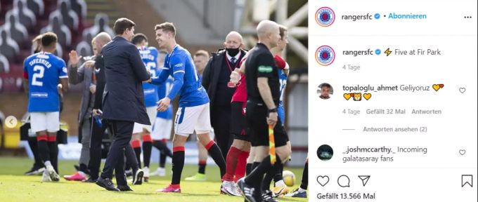 Cedric Itten lobt seinen neuen Coach Steven Gerrard: «Er ist ein grossartiger Trainer.» Cedric Itten Steven Gerrard