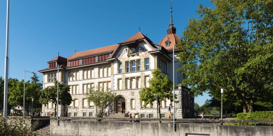 Die Primarschule Hofmatt in Aarburg.