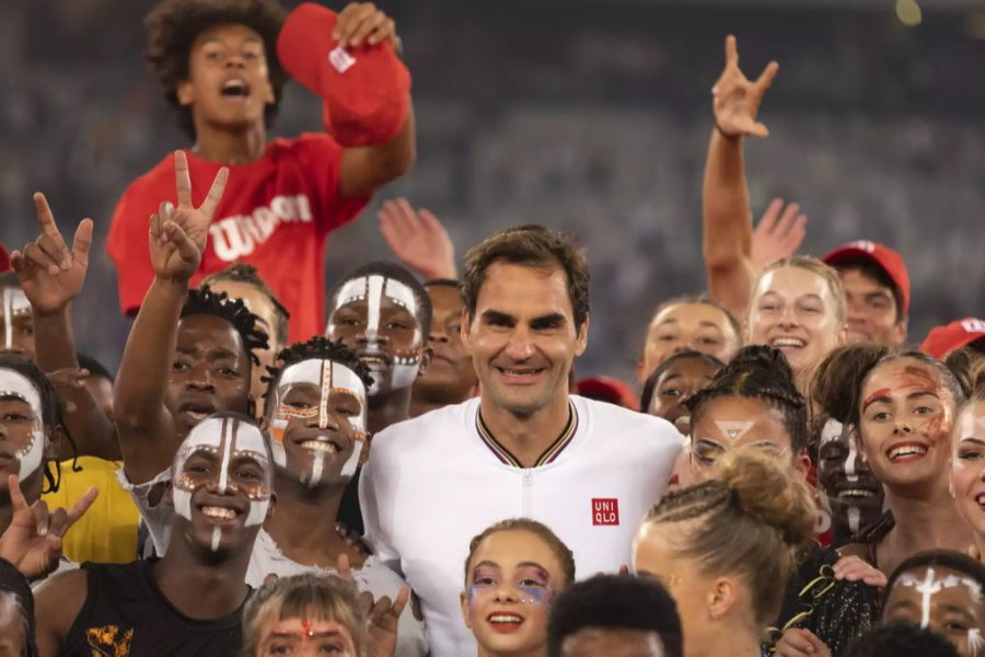 Roger Federer absolvierte sein letztes offizielles Match beim «Match for Africa».