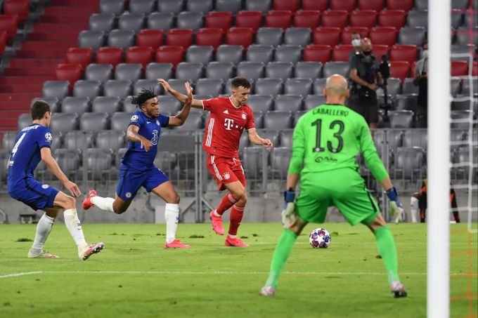 Ivan Perisic im Spiel des FC Bayern München gegen den FC Chelsea. Bayern München FC Chelsea
