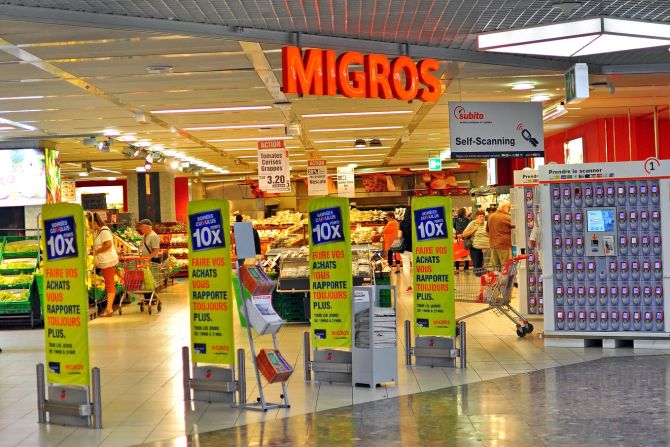 Ladenschluss Gesetzt Supermarkt Geschäft Migros