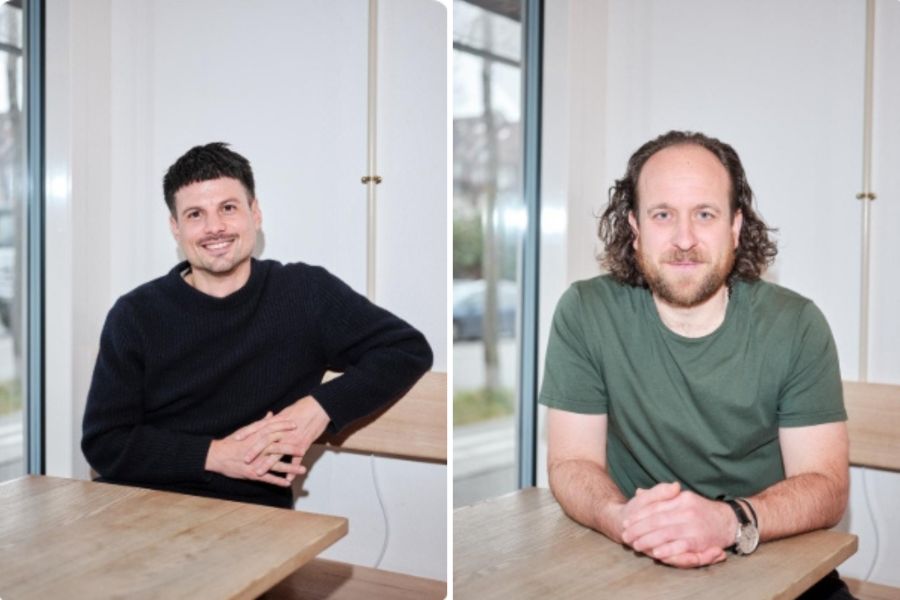 Das Startup wurde 2024 von David Kilchenmann (li.) und Tobias Tröhler gegründet.