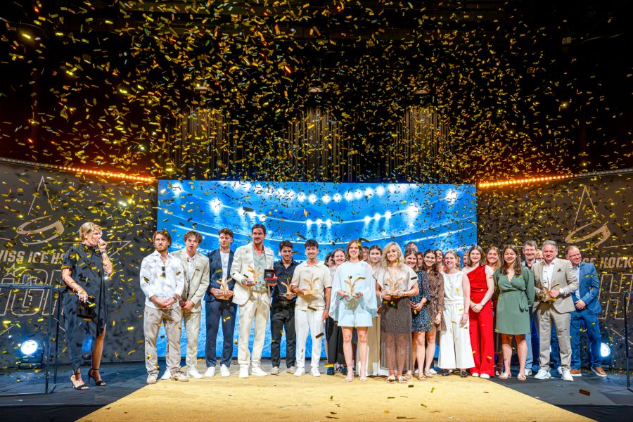 Die herausragenden Leistungen der Saison 2025/26 wurden an der Swiss Ice Hockey Night 2026 gewürdigt.