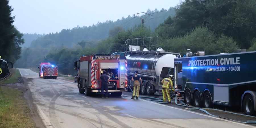 Waldbrand Belgien