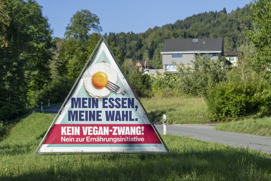 Auch die Ernährungsinitiative hat gemäss den Umfragen einen schweren Stand.