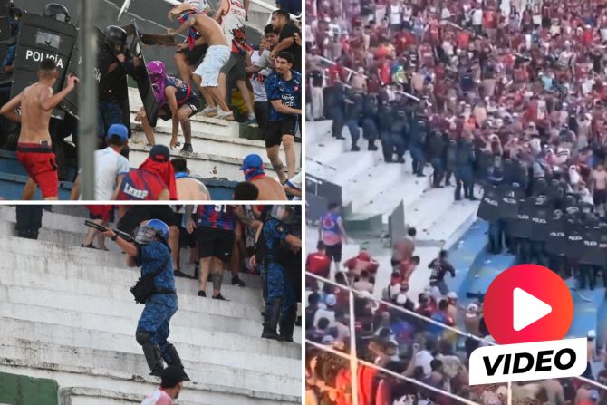 Paraguay Fussball Fan-Gewalt Polizei