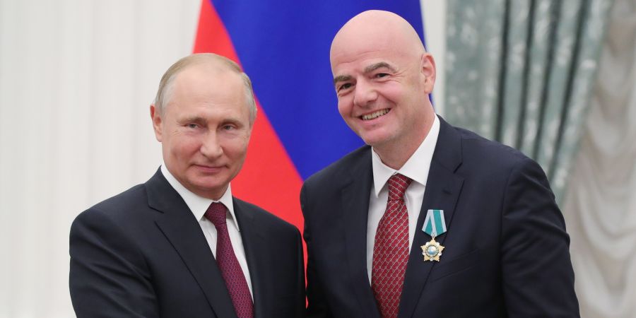 Gianni Infantino FIFA Putin