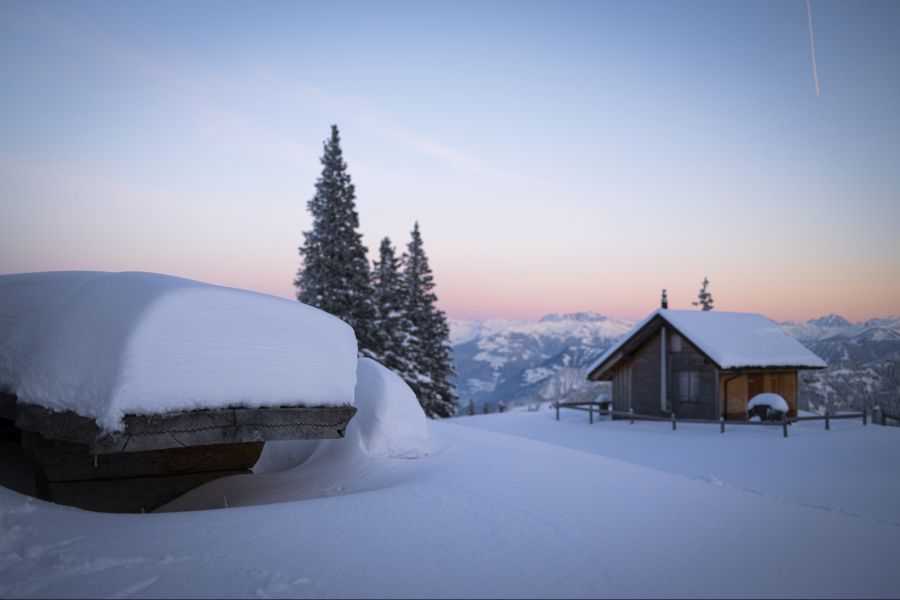 In den Bergen dürfte am Wochenende etwas Neuschnee fallen.