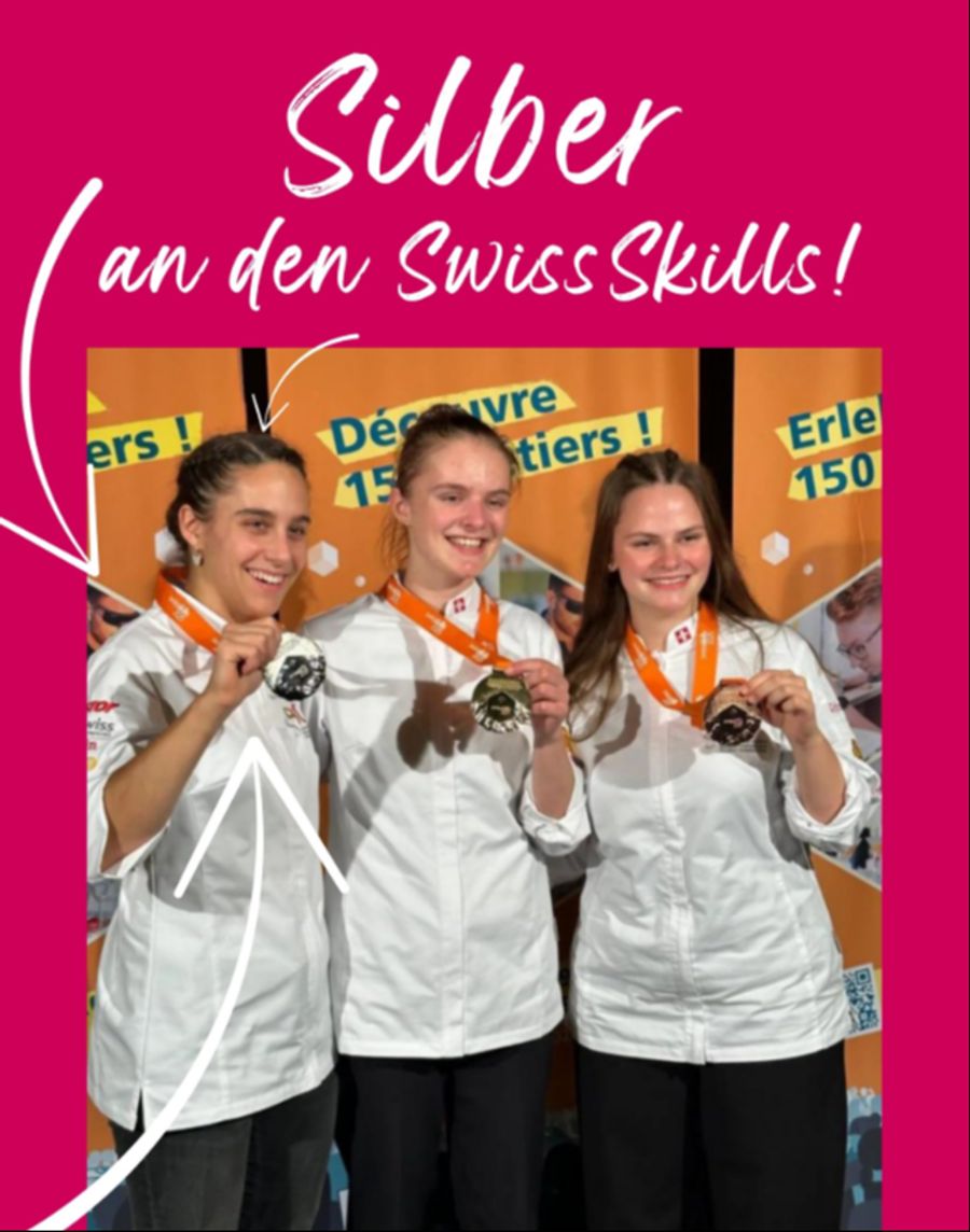 Regelmässig holen die Mitarbeitenden der Confiserie Roggwiller an Berufswettkämpfen Medaillen.