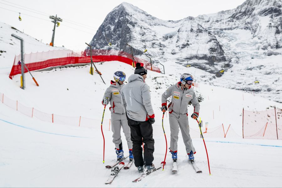 Wengen Lauberhorn Abfahrt