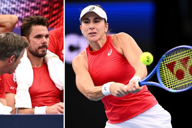 United Cup Wawrinka Bencic