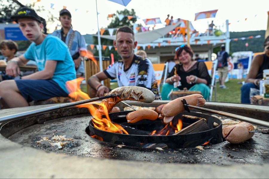 Für Verpflegung der Besuchenden war ebenfalls gesorgt.